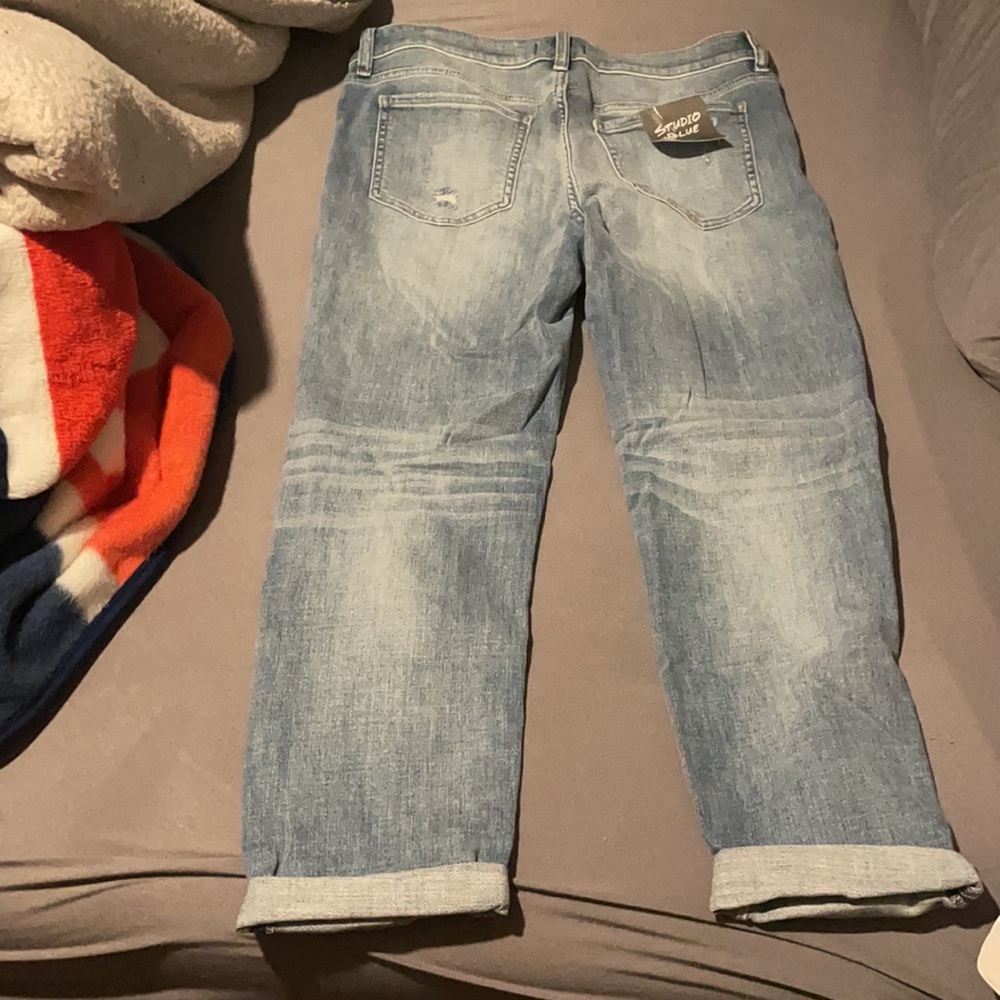 Studio Blue Cuffed Jeans - Picture 2 of 2